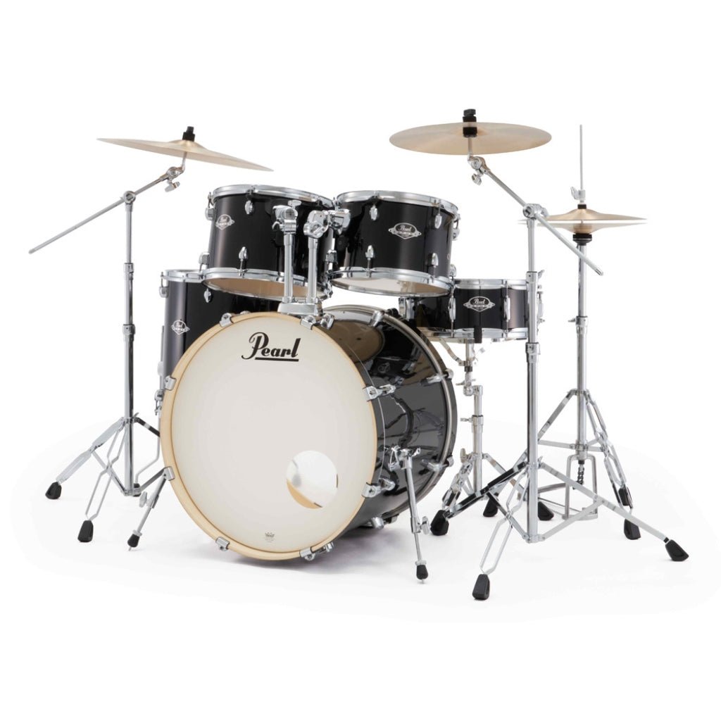 Pearl Export Plus 22" Rock Drum Kit with Zildjian Cymbals - Jet Black Acoustic Drums Sky Music