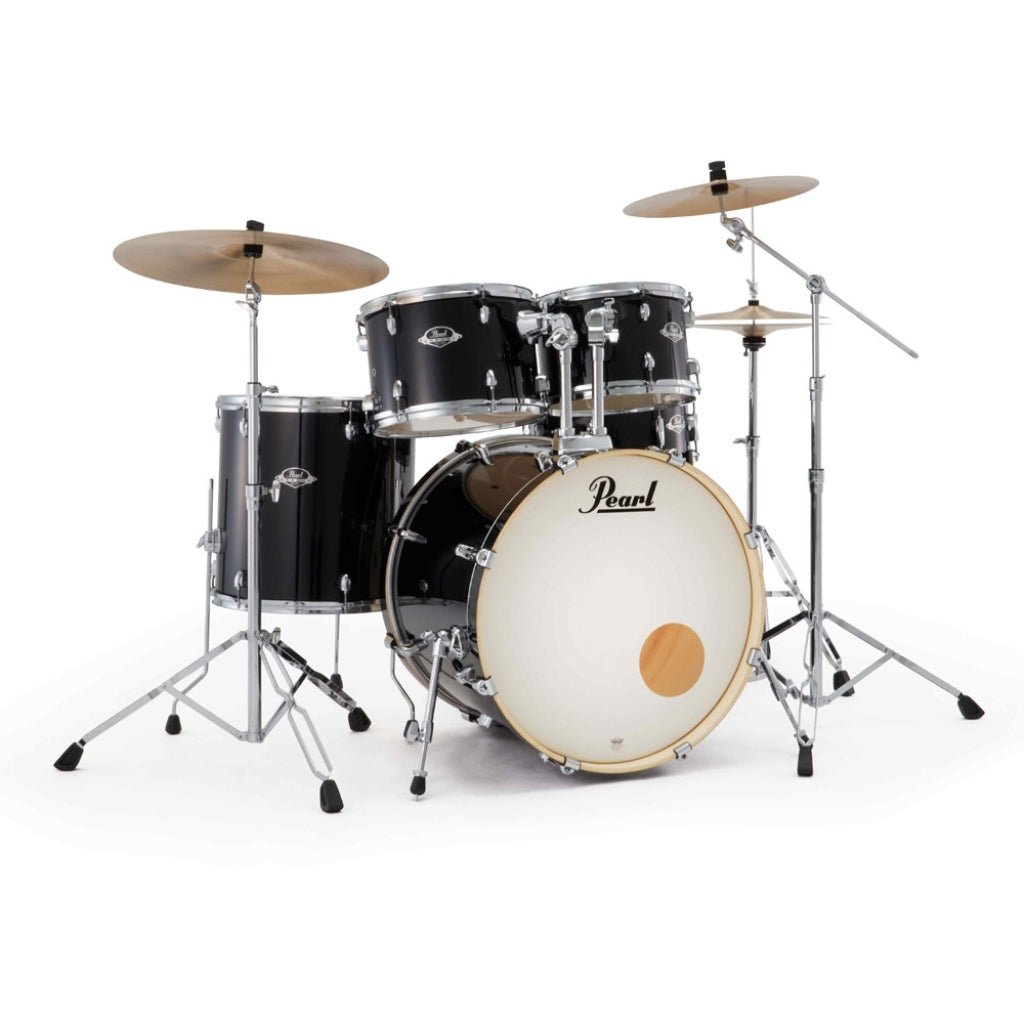 Pearl Export Plus 22" Rock Drum Kit with Zildjian Cymbals - Jet Black Acoustic Drums Sky Music