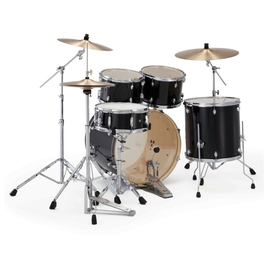 Pearl Export Plus 22" Rock Drum Kit with Zildjian Cymbals - Jet Black Acoustic Drums Sky Music
