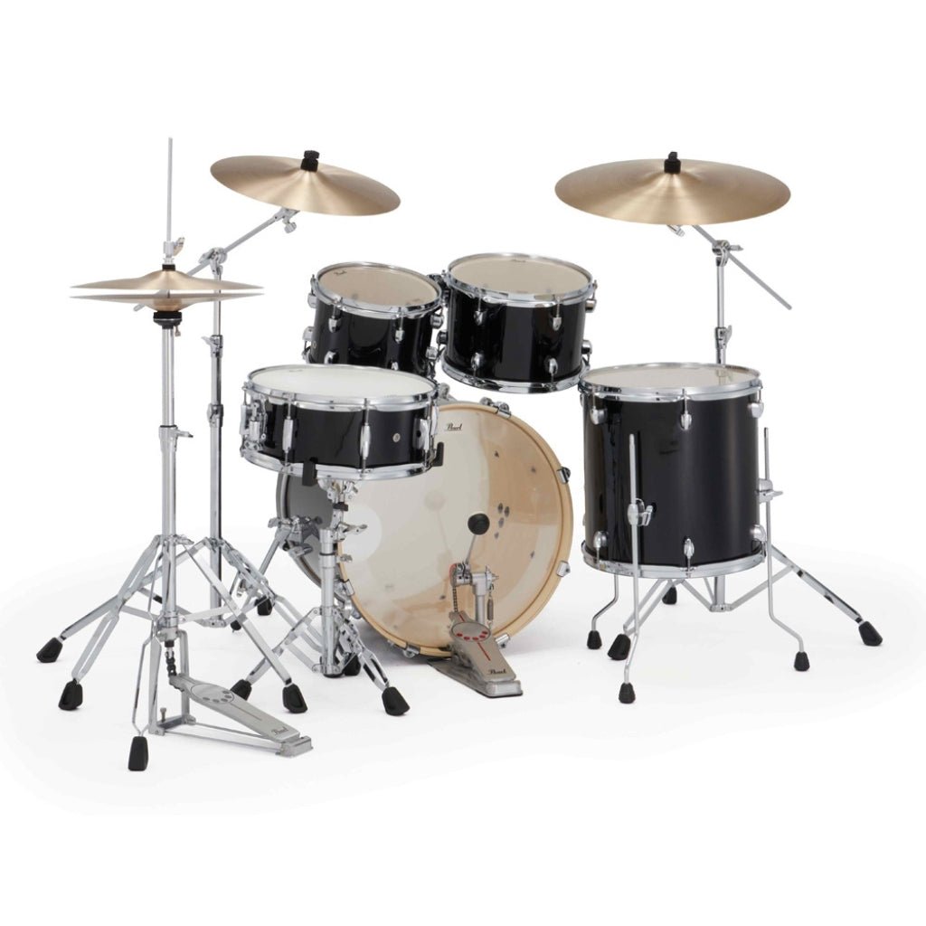 Pearl Export Plus 5pc 20" Fusion Drum Kit with BRD-1 Cymbals - Jet Black Acoustic Drums Sky Music
