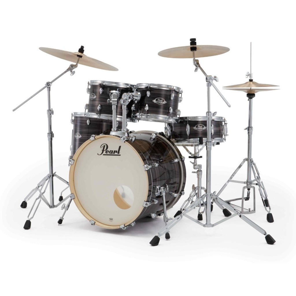 Pearl Export Plus 5pc 20" Fusion Drum Kit with BRD-1 Cymbals - Metallic Amethyst Twist Acoustic Drums Sky Music