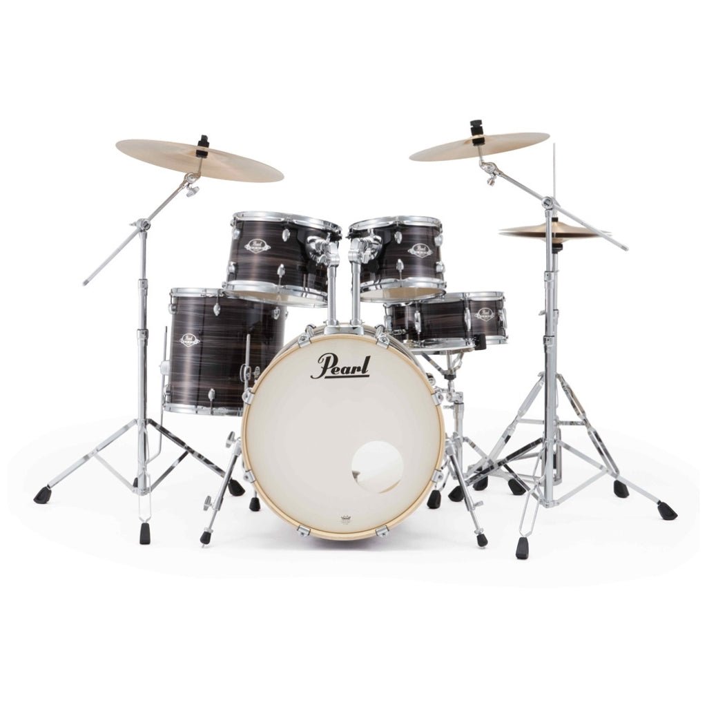 Pearl Export Plus 5pc 20" Fusion Drum Kit with BRD-1 Cymbals - Metallic Amethyst Twist Acoustic Drums Sky Music