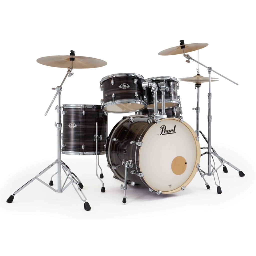 Pearl Export Plus 5pc 20" Fusion Drum Kit with BRD-1 Cymbals - Metallic Amethyst Twist Acoustic Drums Sky Music