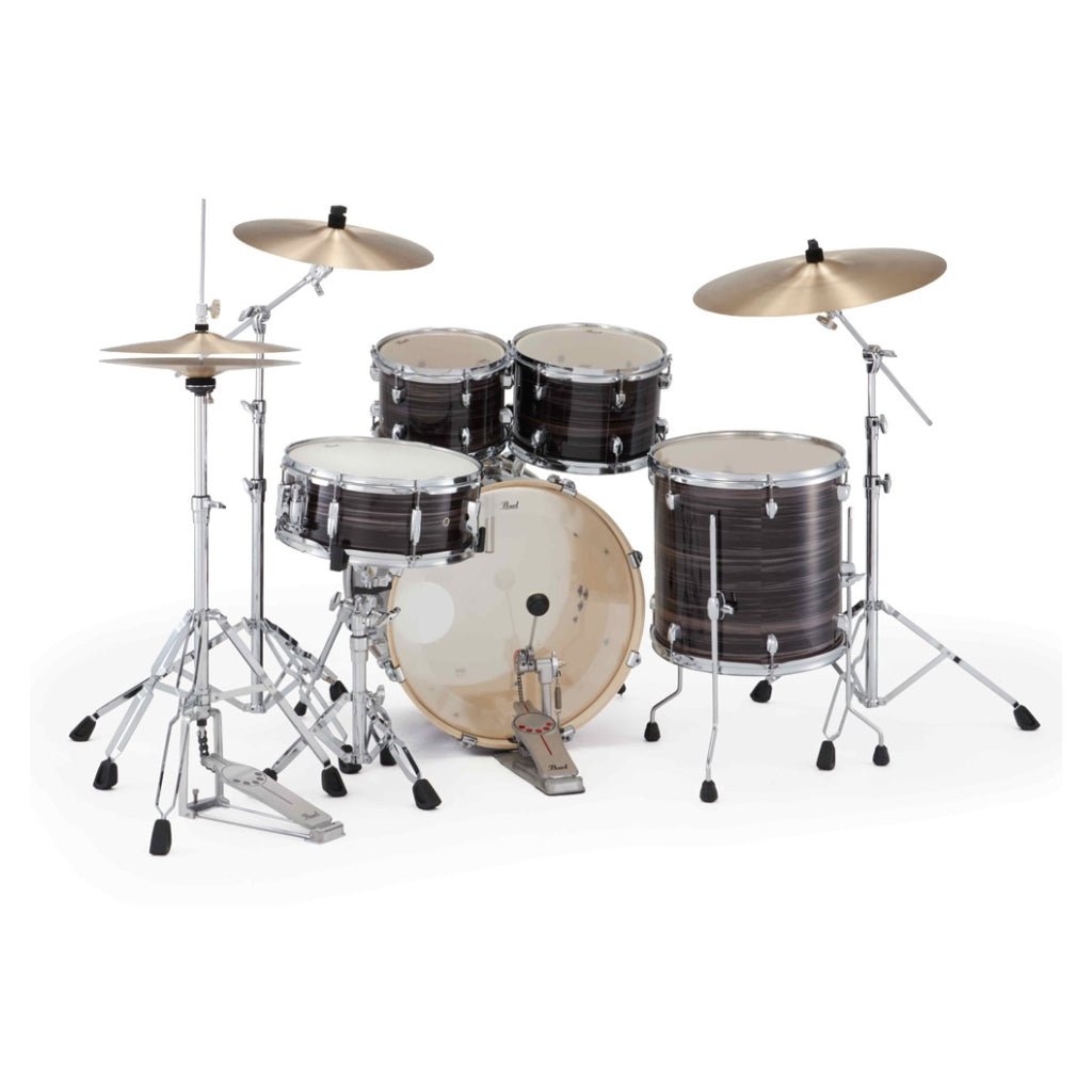 Pearl Export Plus 5pc 20" Fusion Drum Kit with BRD-1 Cymbals - Metallic Amethyst Twist Acoustic Drums Sky Music