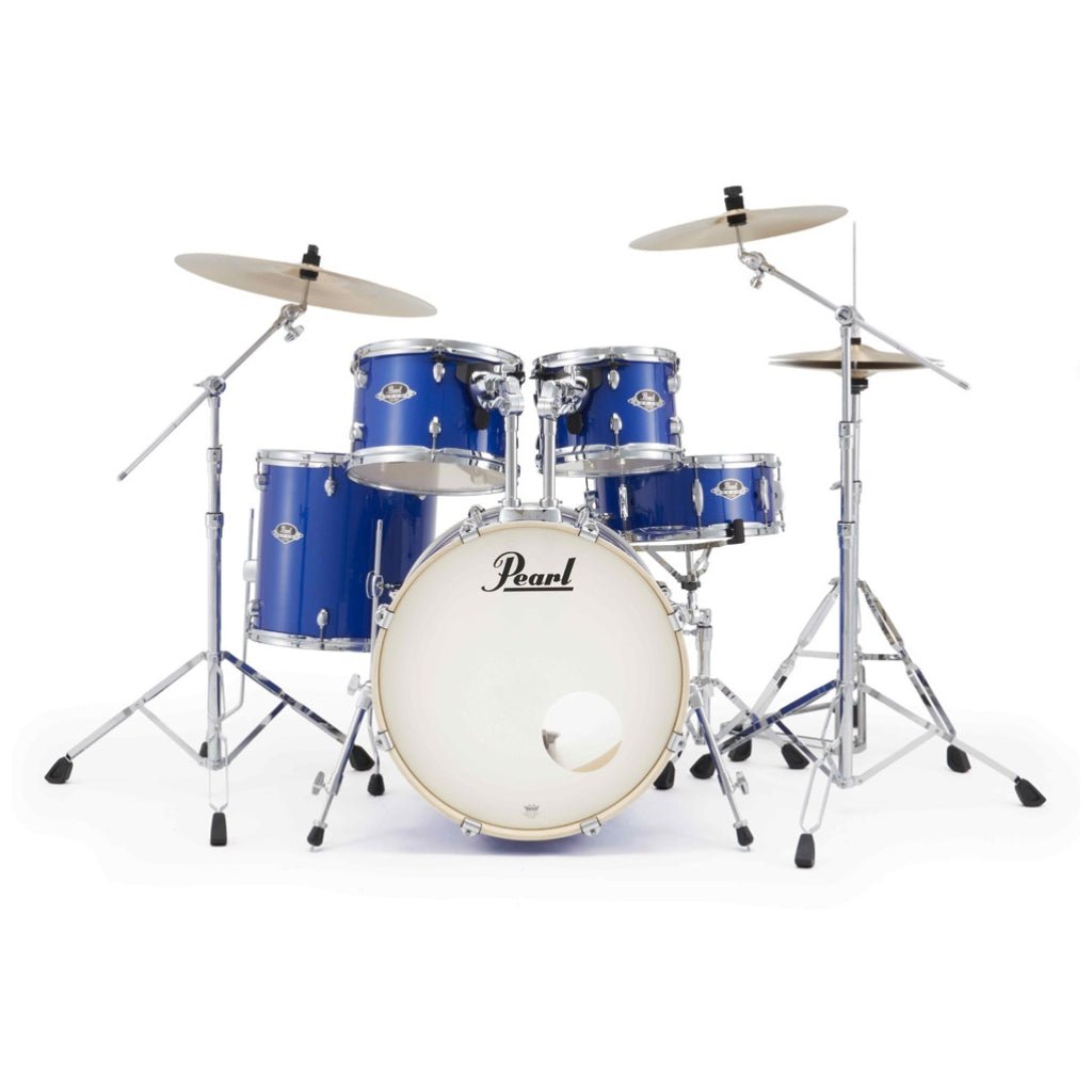Pearl Export Plus 5pc 20" Fusion Drum Kit with BRD-1 Cymbals - Midnight Blue Acoustic Drums Sky Music