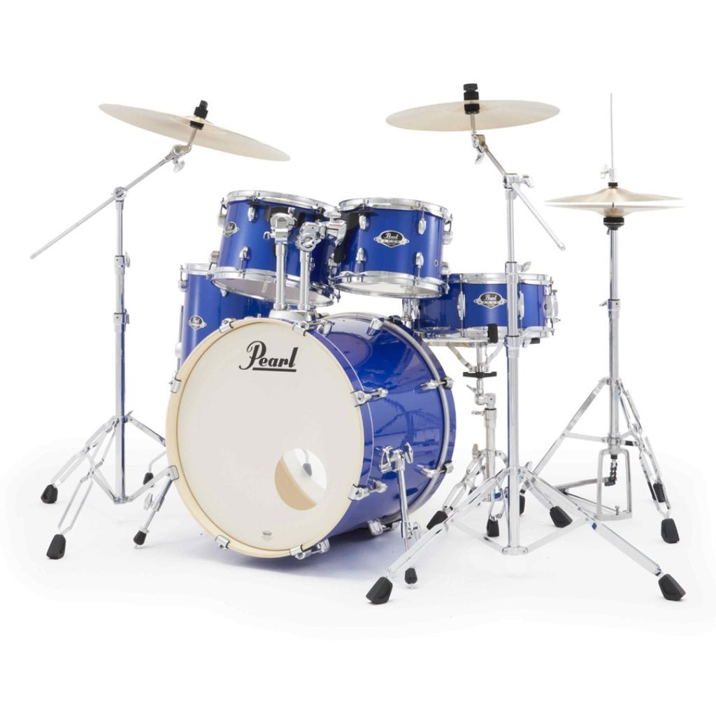 Pearl Export Plus 5pc 20" Fusion Drum Kit with BRD-1 Cymbals - Midnight Blue Acoustic Drums Sky Music