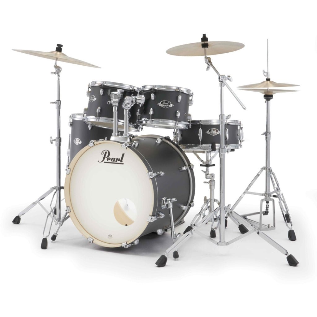 Pearl Export Plus 5pc 20" Fusion Drum Kit with Zildjian Cymbals - Graphite Slate Acoustic Drums Sky Music