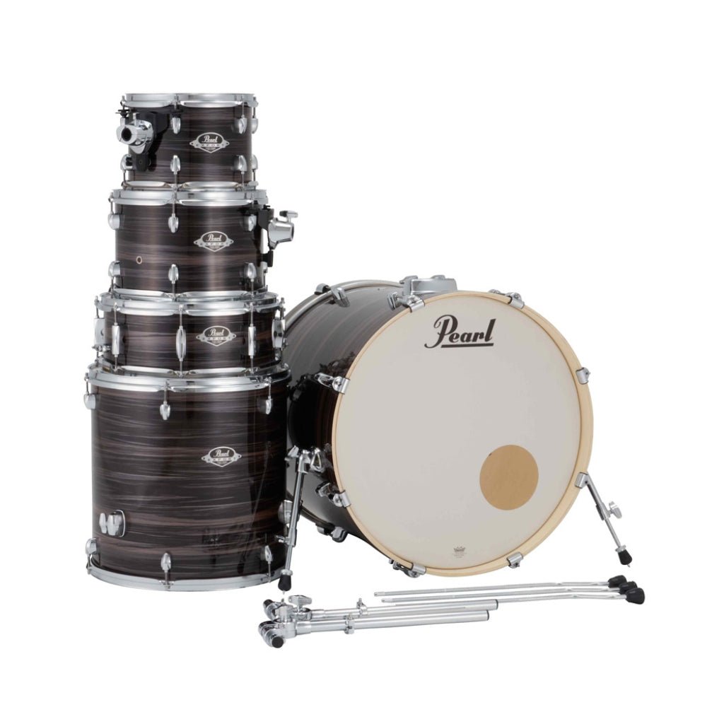 Pearl Export Plus 5pc 22" Fusion Drum Kit with Zildjian Cymbals - Metallic Amethyst Twist Acoustic Drums Sky Music