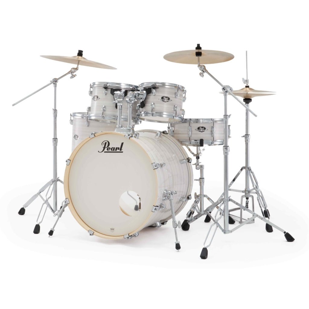 Pearl Export Plus 5pc 22" Fusion Drum Kit with Zildjian Cymbals - Slipstream White Acoustic Drums Sky Music