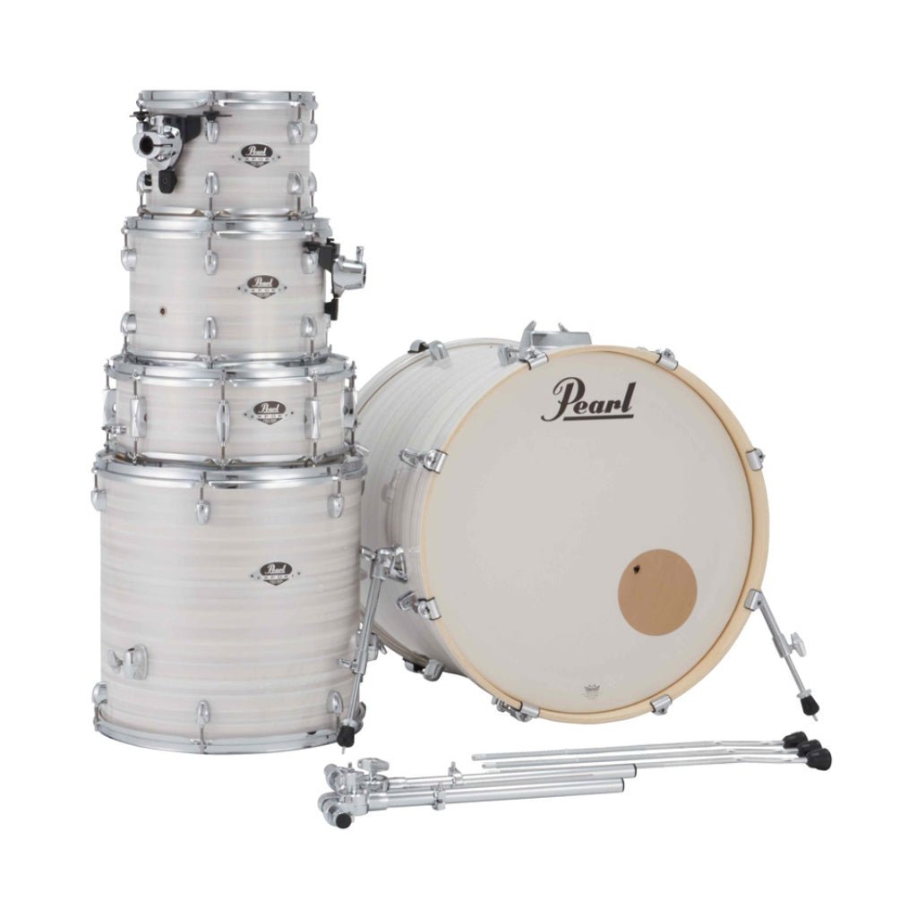 Pearl Export Plus 5pc 22" Fusion Drum Kit with Zildjian Cymbals - Slipstream White Acoustic Drums Sky Music