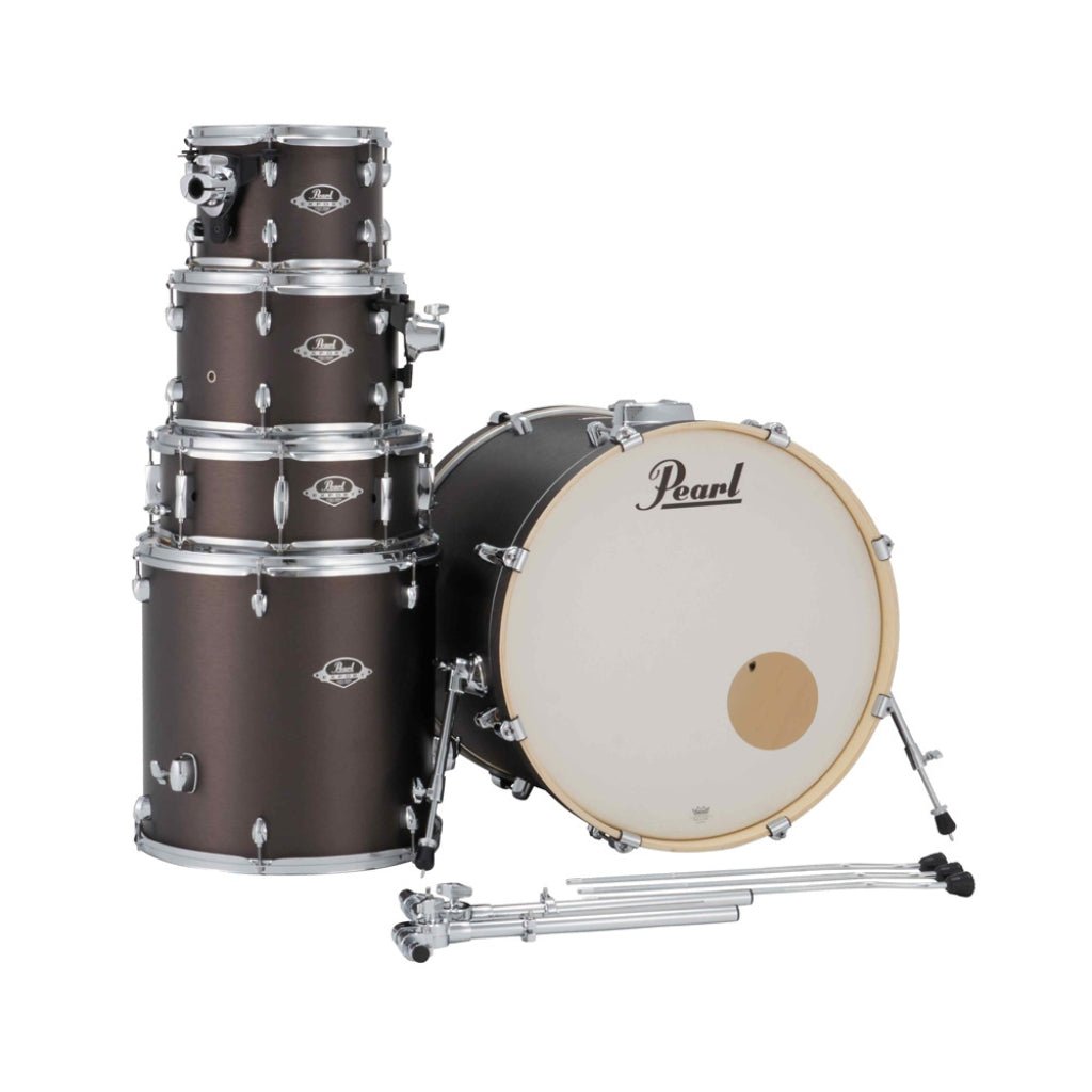 Pearl Export Plus 5pc 22" Fusion Plus Drum Kit with Pearl Cymbals - Brushed Bronze Acoustic Drums Sky Music