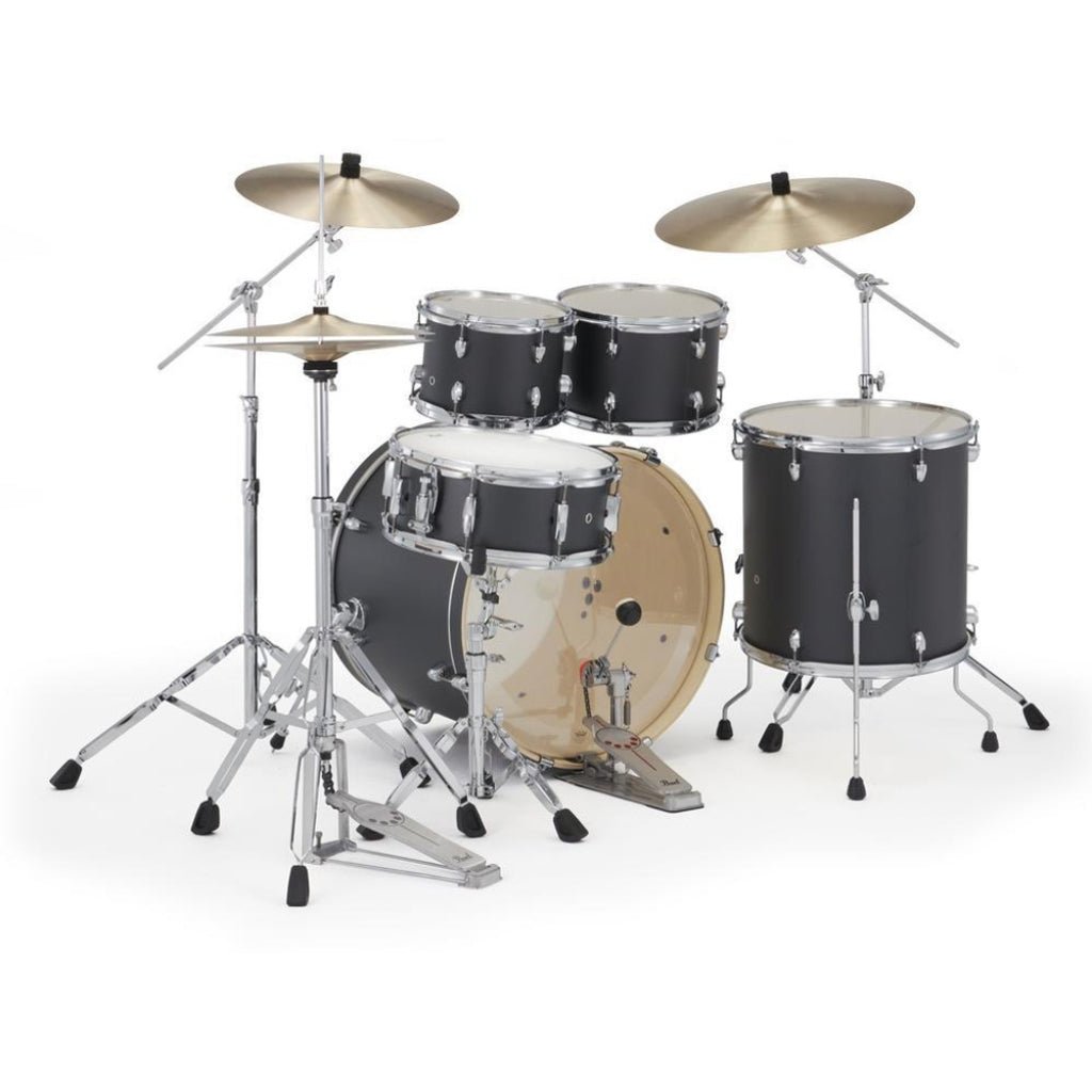 Pearl Export Plus 5pc 22" Fusion Plus Drum Kit with Pearl Cymbals - Graphite Slate Acoustic Drums Sky Music