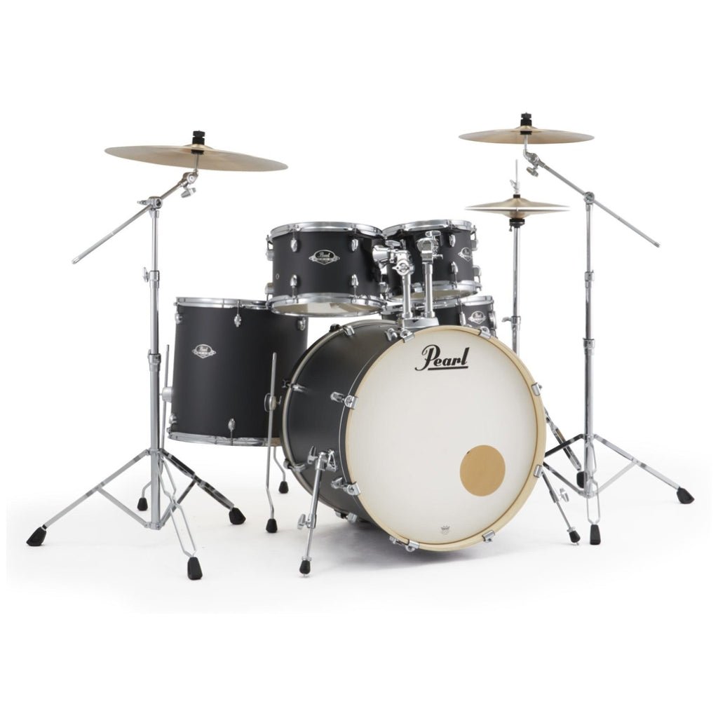 Pearl Export Plus 5pc 22" Fusion Plus Drum Kit with Pearl Cymbals - Graphite Slate Acoustic Drums Sky Music