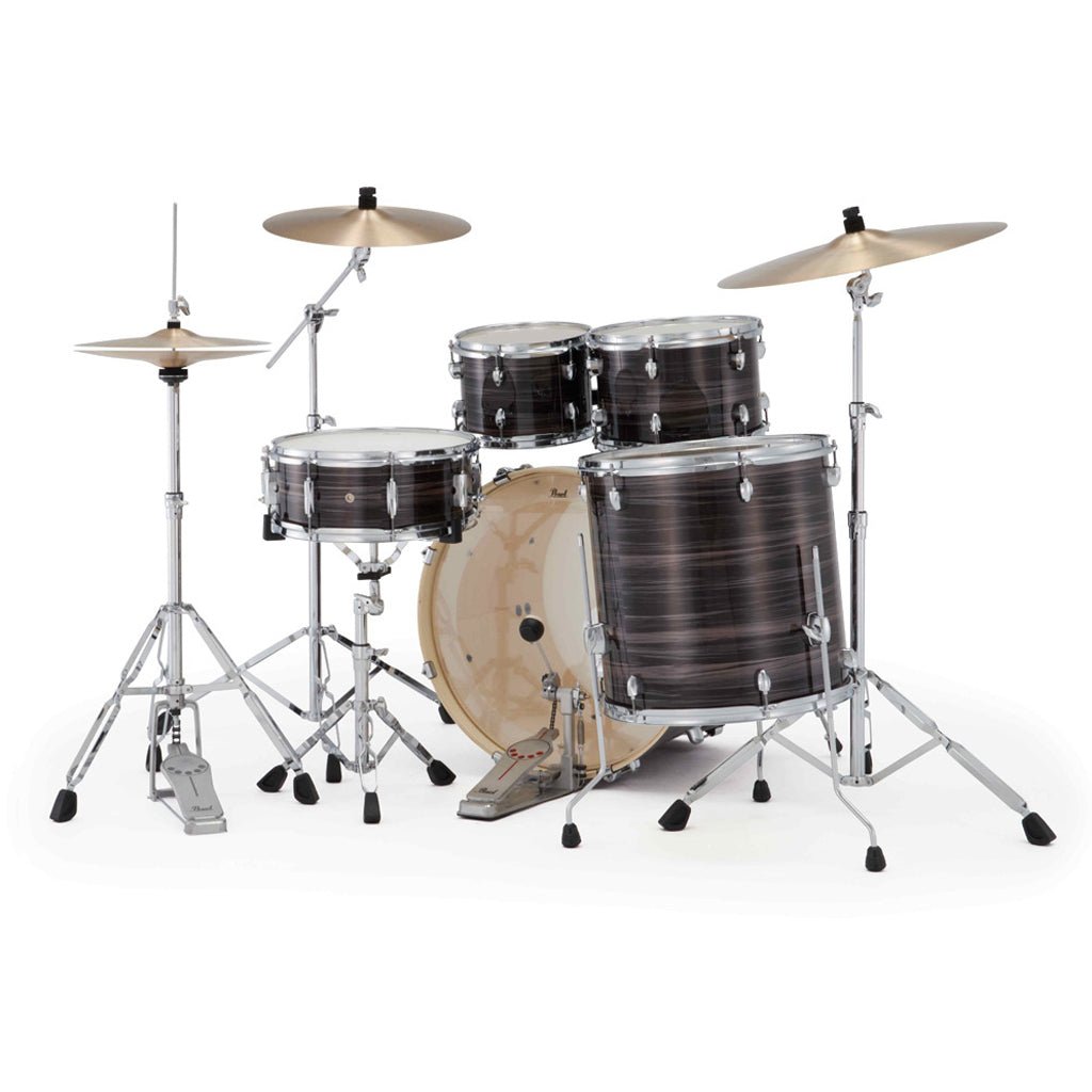 Pearl Export Plus 5pc 22" Fusion Plus Drum Kit with Pearl Cymbals - Metallic Amethyst Twist Acoustic Drums Sky Music