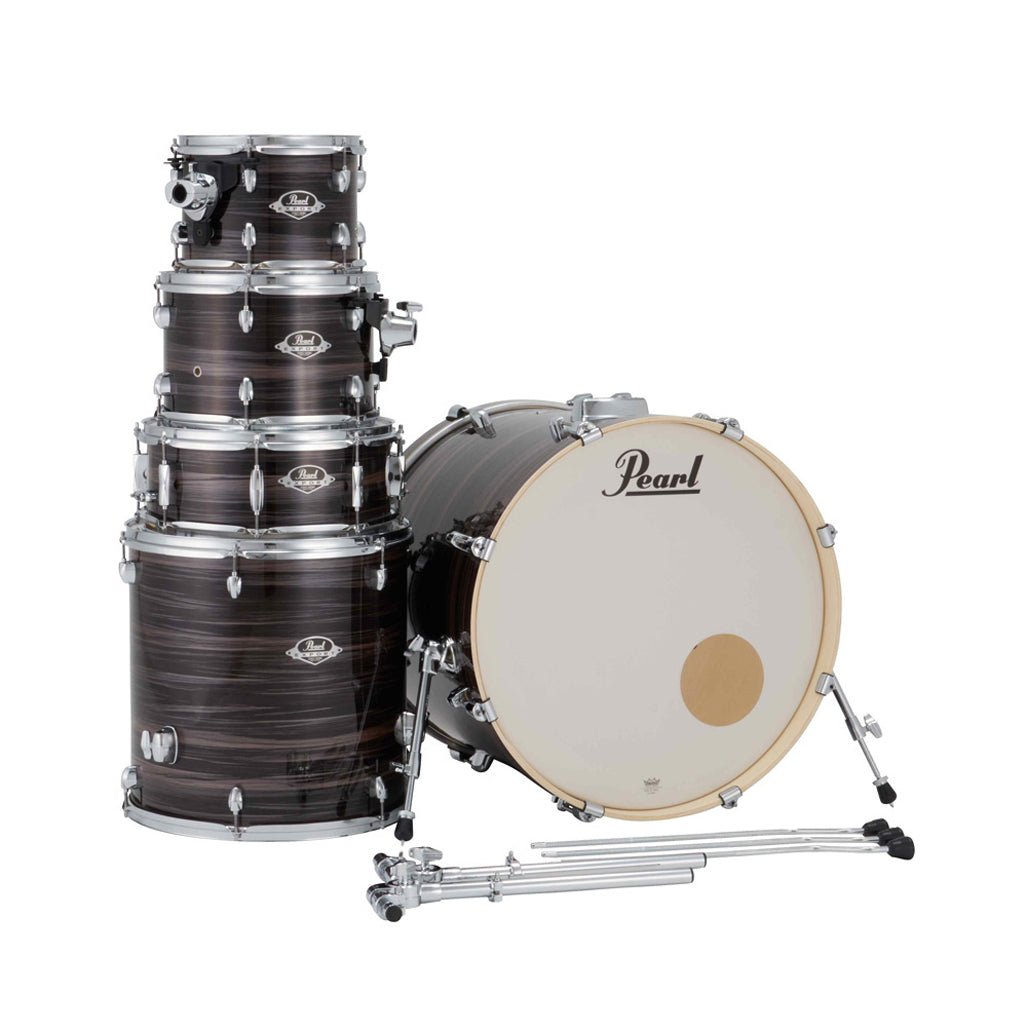 Pearl Export Plus 5pc 22" Fusion Plus Drum Kit with Pearl Cymbals - Metallic Amethyst Twist Acoustic Drums Sky Music