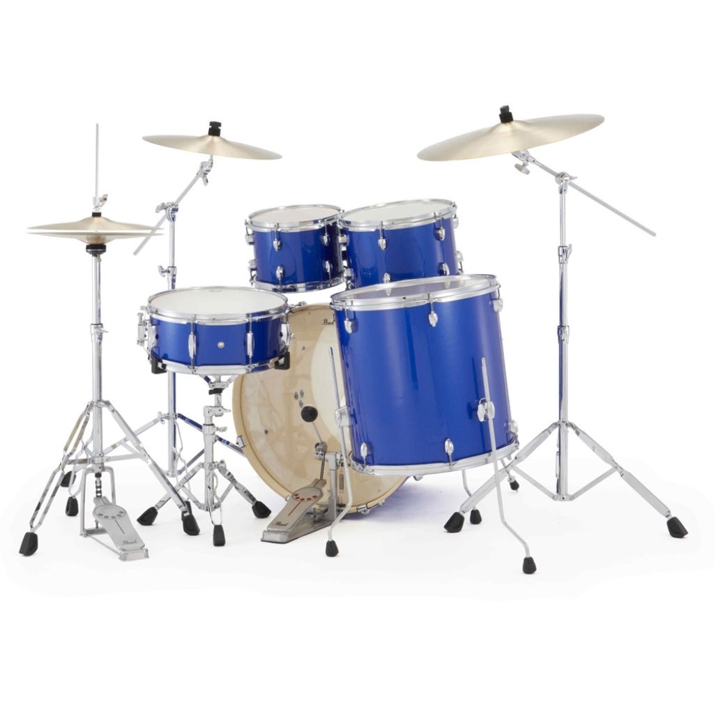 Pearl Export Plus 5pc 22" Fusion Plus Drum Kit with Pearl Cymbals - Midnight Blue Acoustic Drums Sky Music