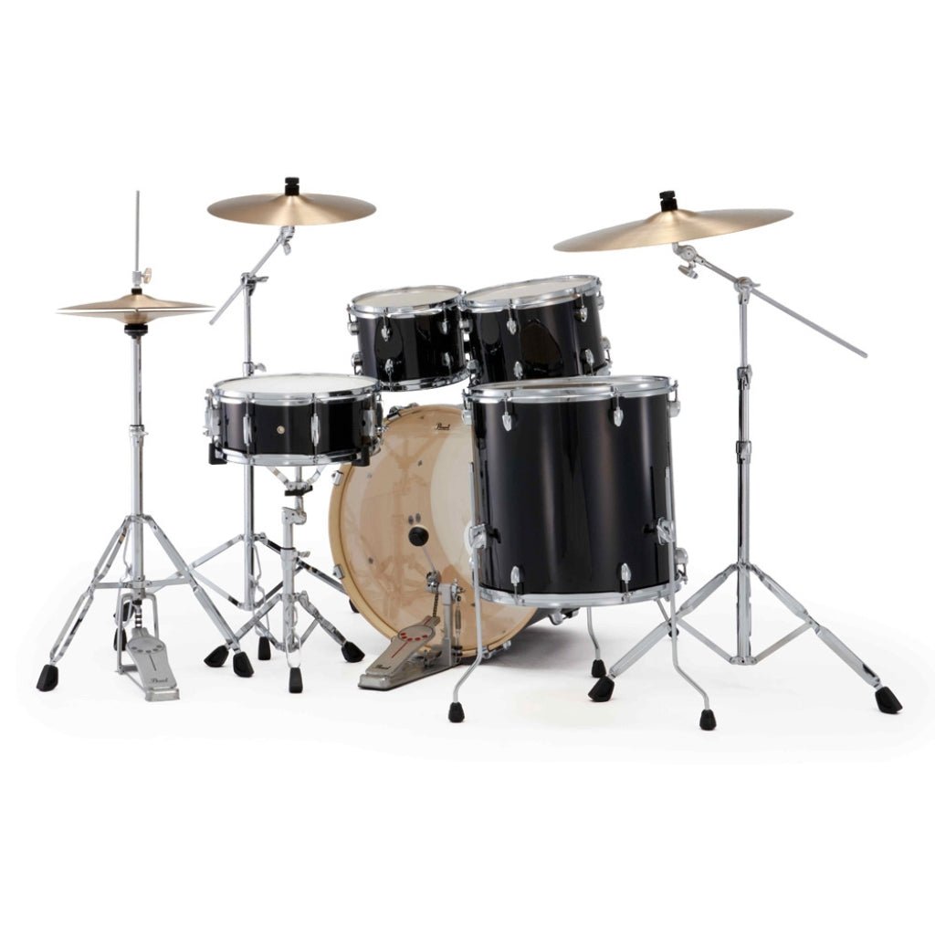Pearl Export Plus 5pc 22" Fusion Plus Drum Kit with Zildjian Cymbals - Jet Black Acoustic Drums Sky Music