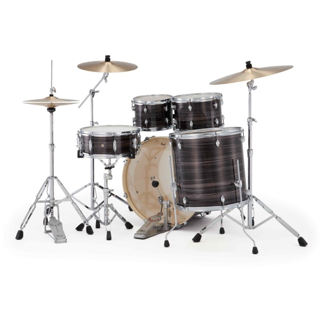 Pearl Export Plus 5pc 22" Fusion Plus Drum Kit with Zildjian Cymbals - Metallic Amethyst Twist Acoustic Drums Sky Music