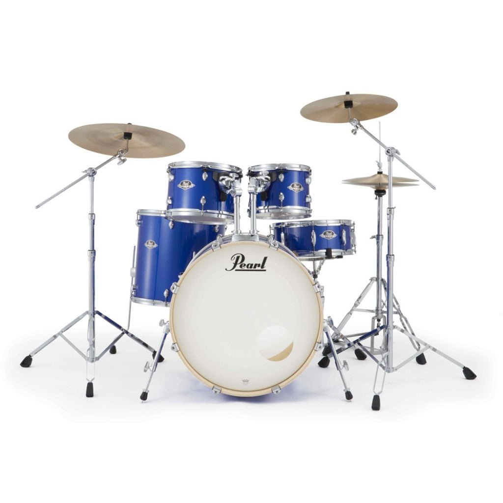 Pearl Export Plus 5pc 22" Fusion Plus Drum Kit with Zildjian Cymbals - Midnight Blue Acoustic Drums Sky Music