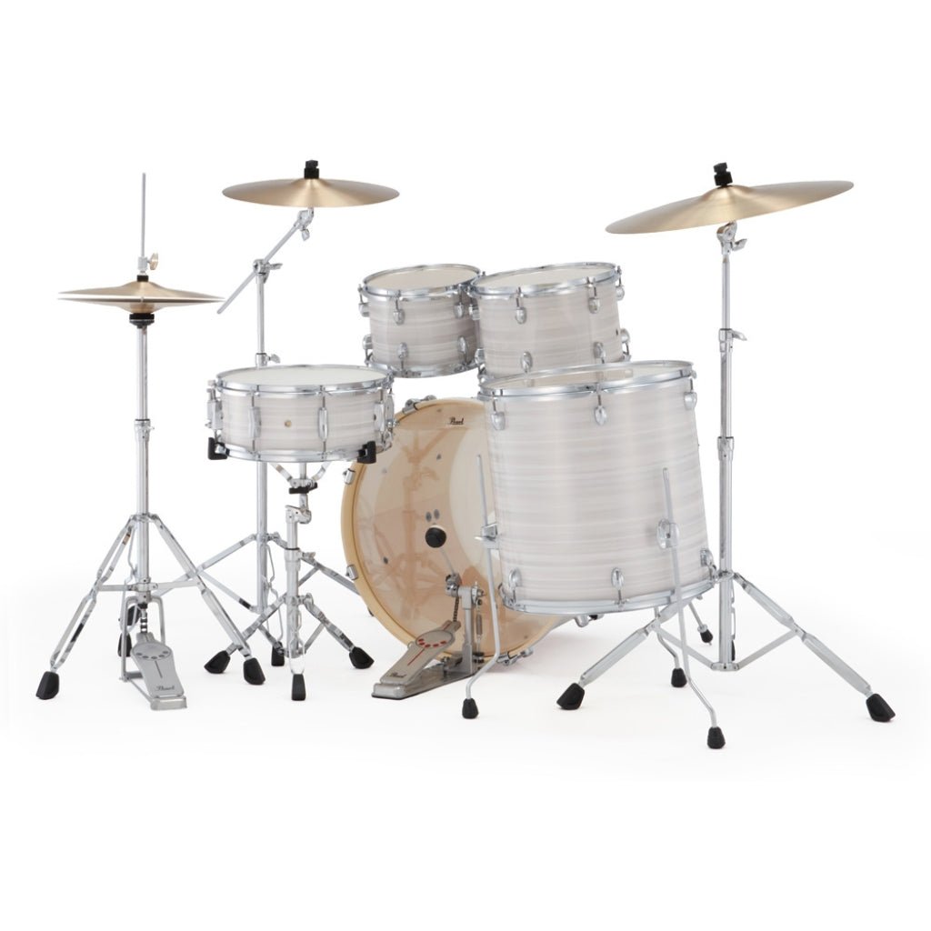 Pearl Export Plus 5pc 22" Fusion Plus Drum Kit with Zildjian Cymbals - Slipstream White Acoustic Drums Sky Music