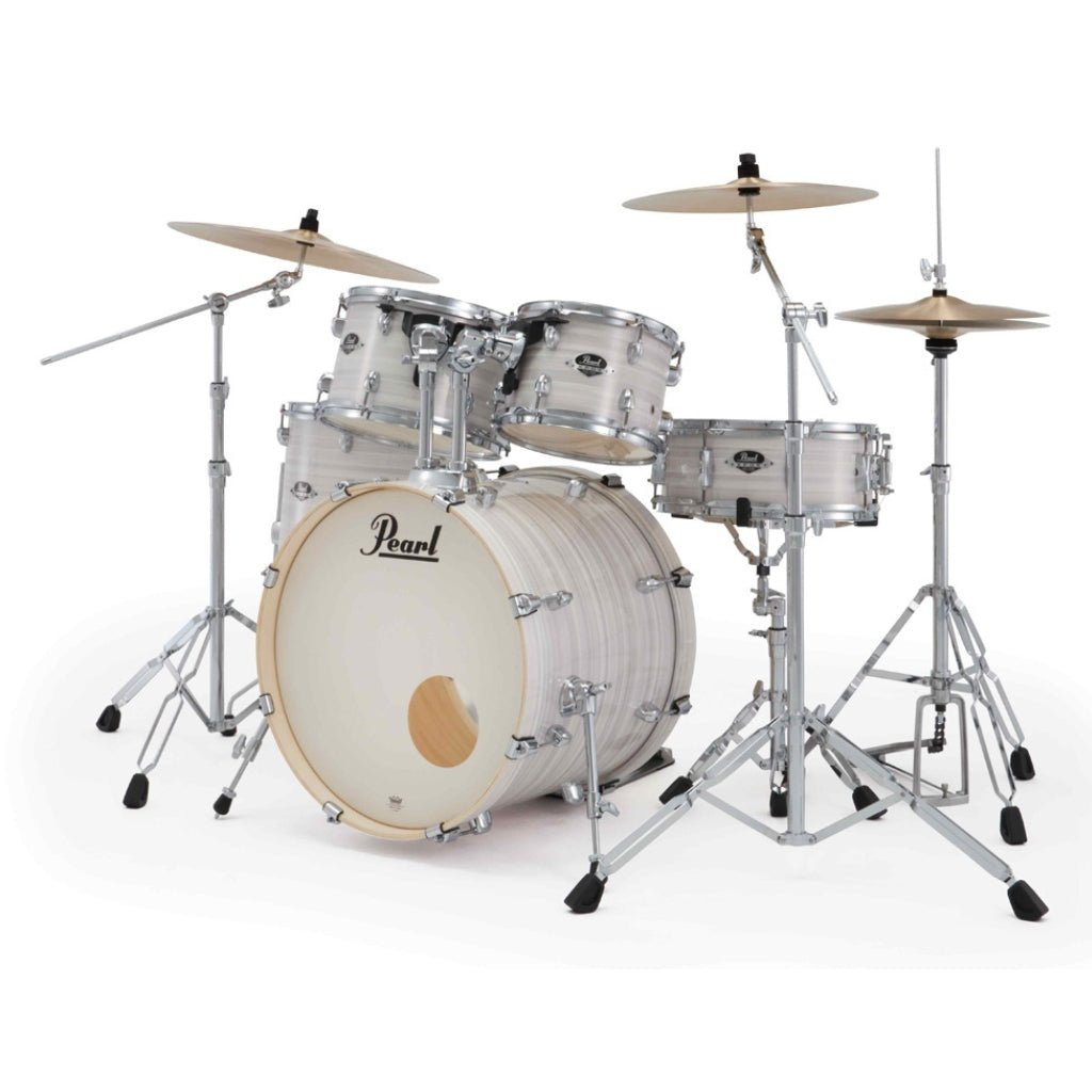 Pearl Export-PLUS Promo Drum Kit Package 20/10/12/14 - Slipstream White Acoustic Drums Sky Music
