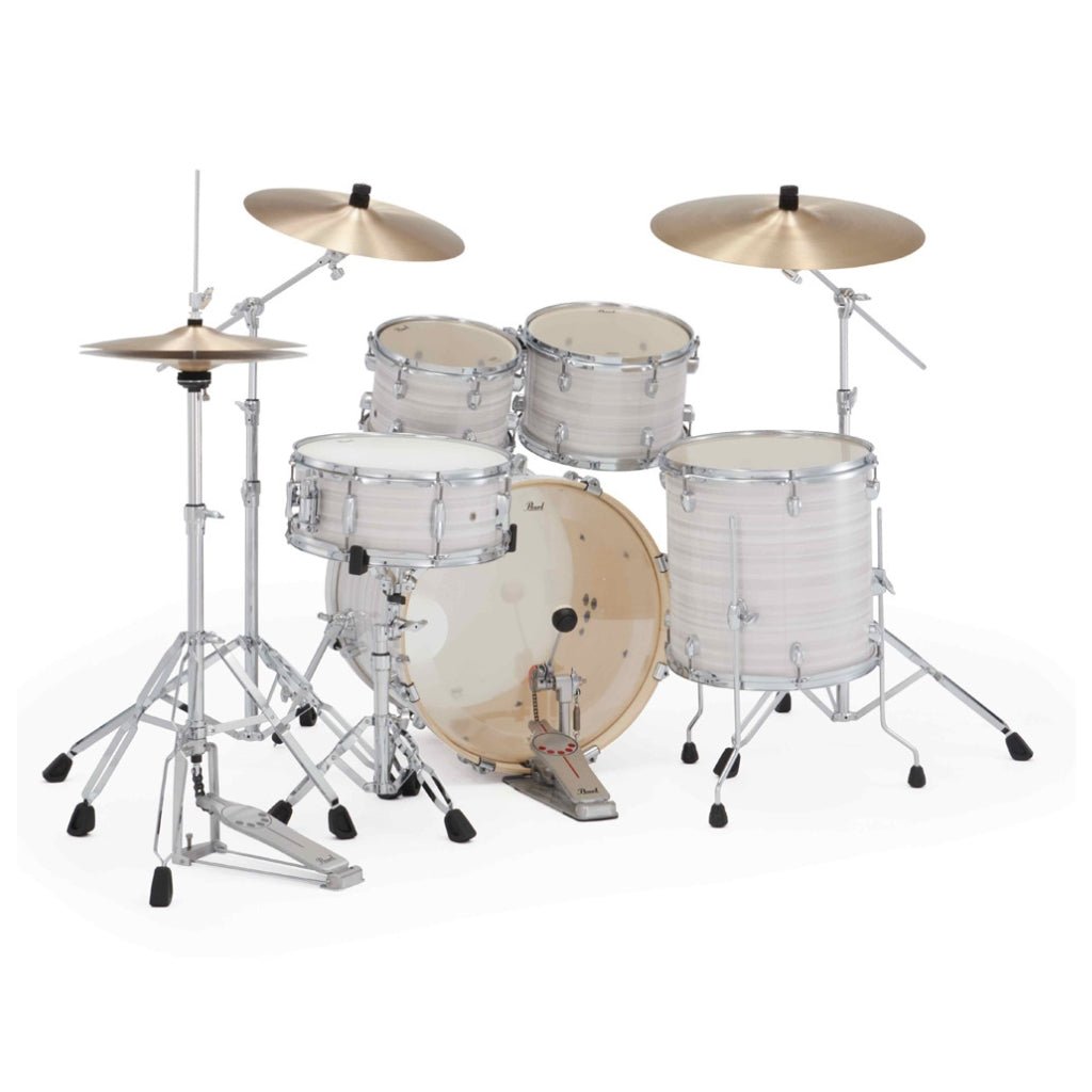 Pearl Export-PLUS Promo Drum Kit Package 20/10/12/14 - Slipstream White Acoustic Drums Sky Music