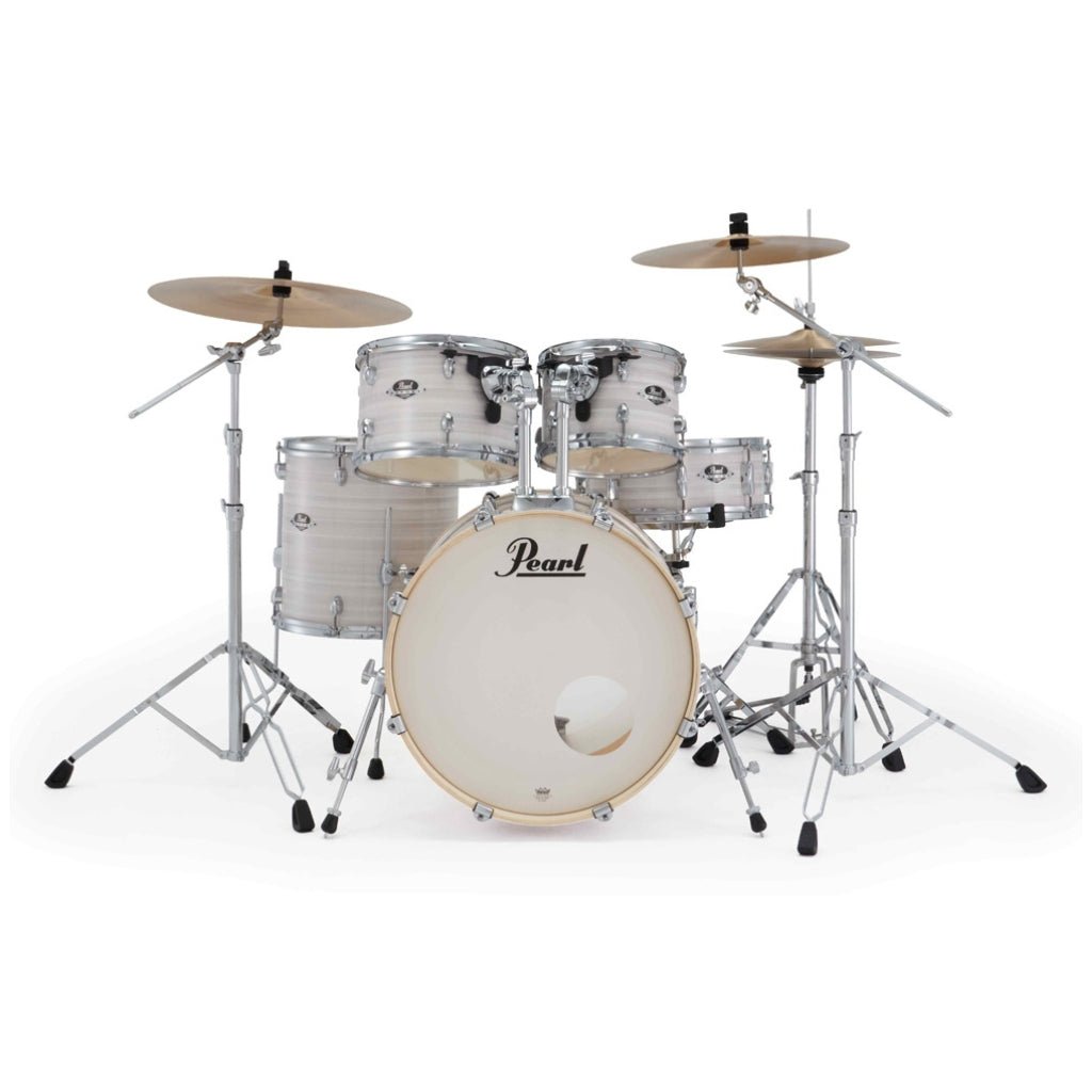 Pearl Export-PLUS Promo Drum Kit Package 20/10/12/14 - Slipstream White Acoustic Drums Sky Music