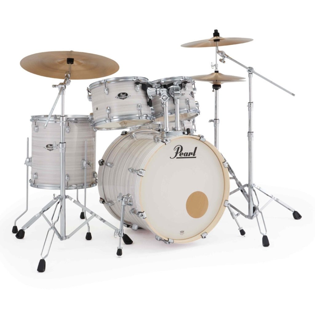 Pearl Export-PLUS Promo Drum Kit Package 20/10/12/14 - Slipstream White Acoustic Drums Sky Music