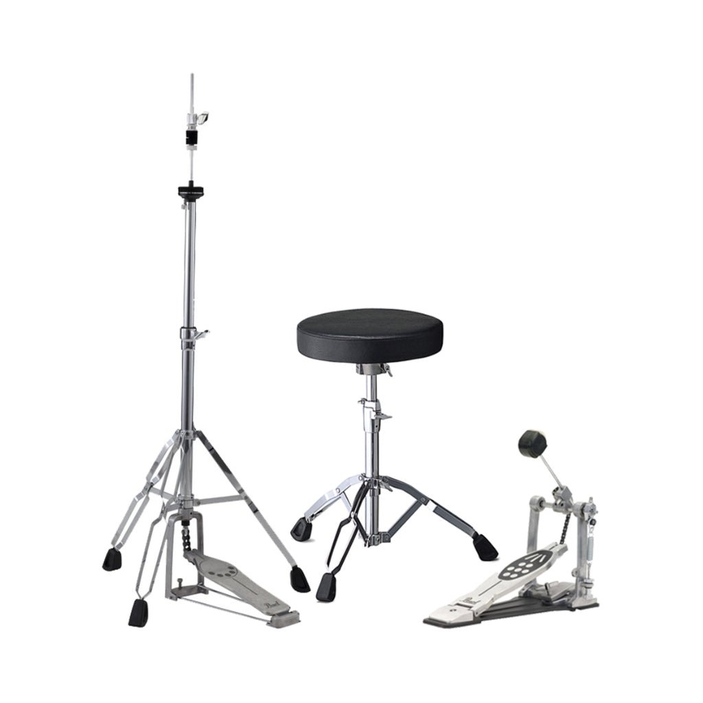 Pearl Hardware Package for Roland E-Kits - H830 Hi Hat, P920 Pedal, D790 Throne Drum Hardware Sky Music