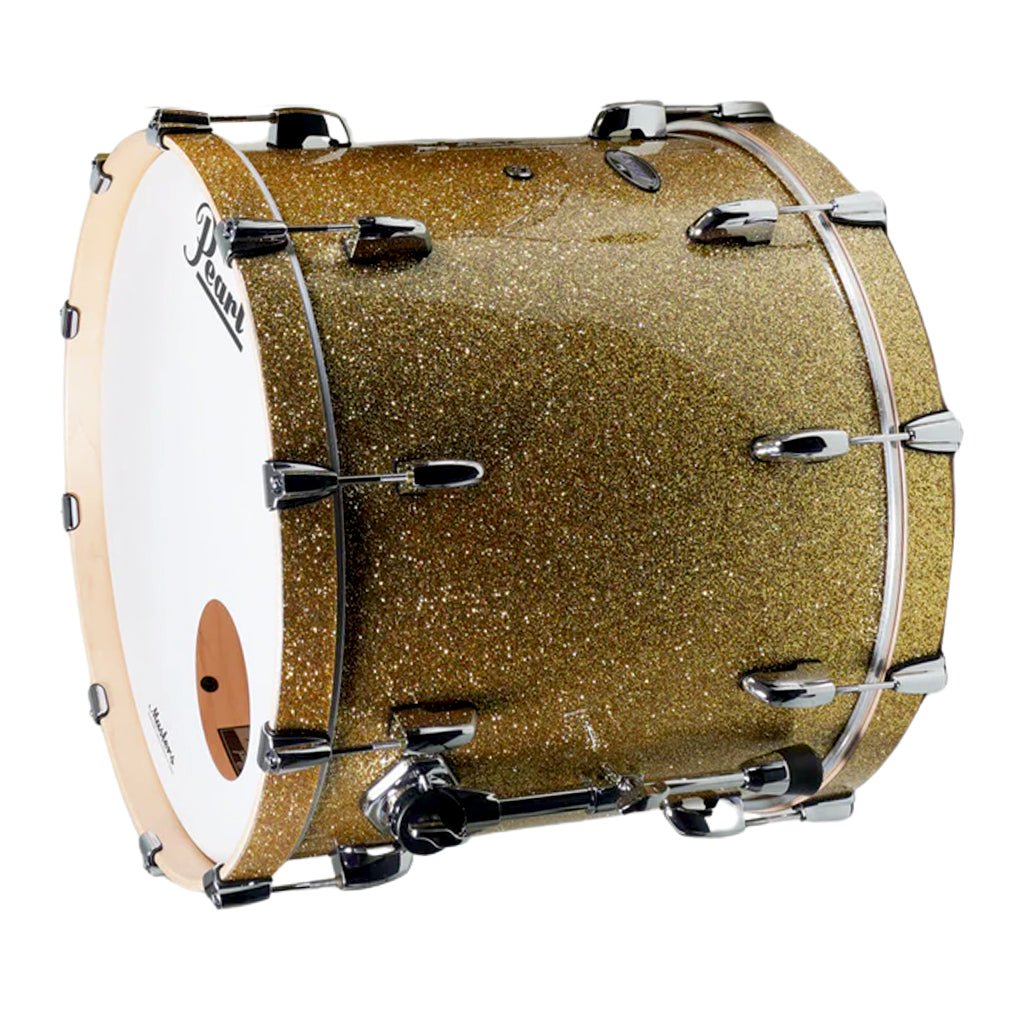 Pearl Masters Maple Complete 22"x18" Bass Drum - Bombay Gold Sparkle Acoustic Drums Sky Music