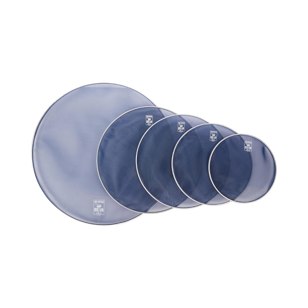 Pearl MFH-1022PK Muffle Head Pack - 22″, 16″, 14″, 12″ &amp; 10" Acoustic Drums Sky Music