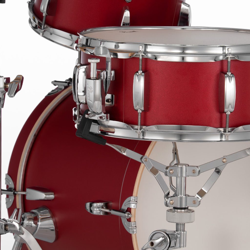 Pearl Midtown 4-pc Compact Drum Set w/Hardware - Matte Red Acoustic Drums Sky Music