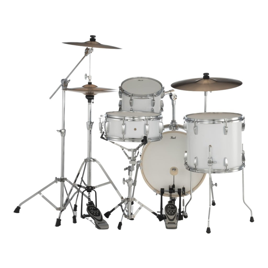Pearl Midtown Series MT564C33 4-piece Drum Set with Hardware - Pure White Acoustic Drums Sky Music