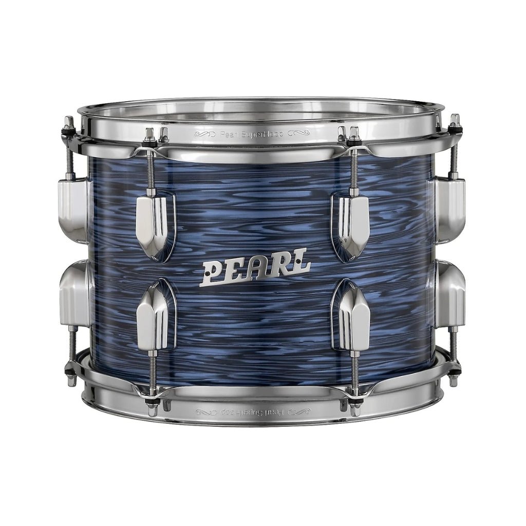 Pearl President Series Deluxe Mounted Tom - 12 x 8 inch - Ocean Ripple Acoustic Drums Sky Music