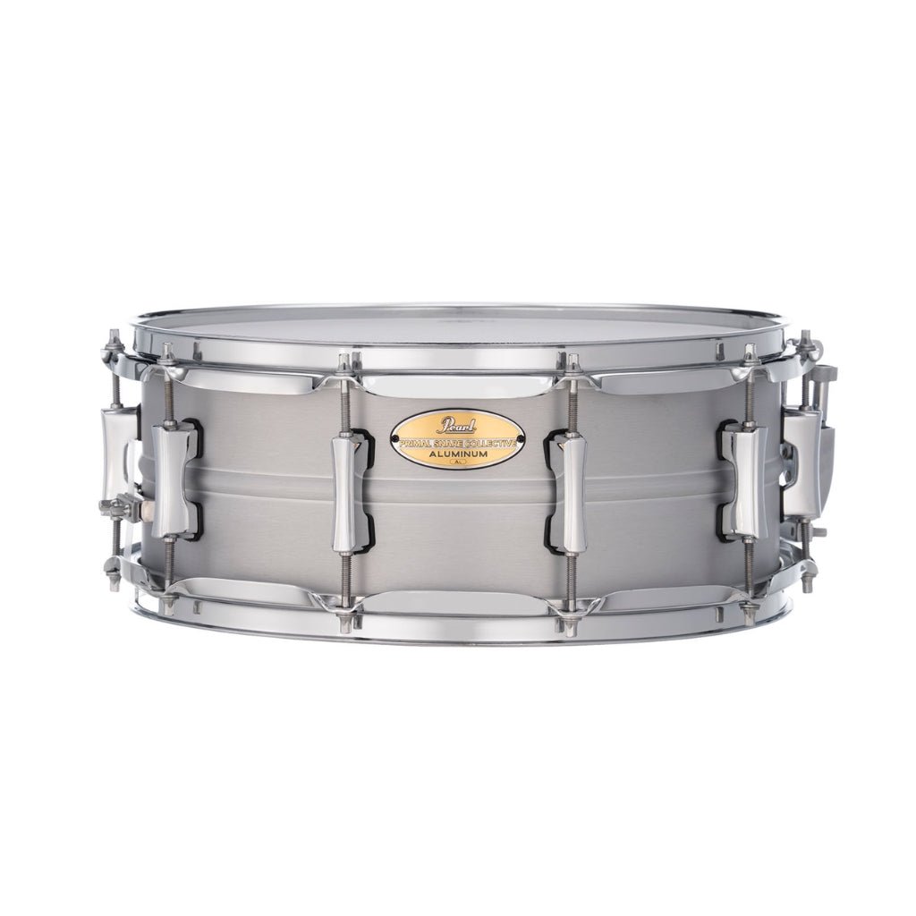 Pearl Primal Collective Snare Drum - 5.5 inches x 14 inches, Brushed Aluminum Snare Drums Sky Music