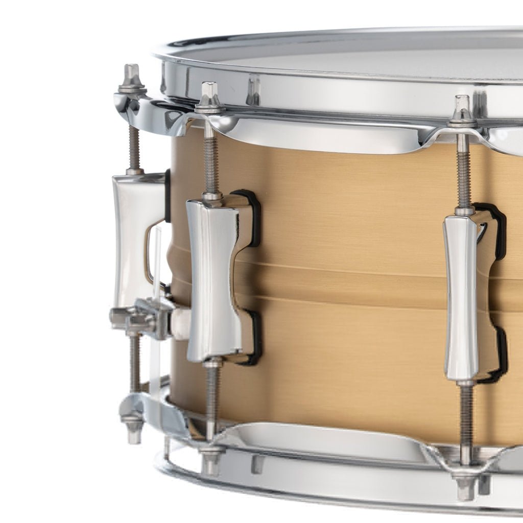 Pearl Primal Collective Snare Drum - 7 inches x 13 inches, Brushed Brass Snare Drums Sky Music