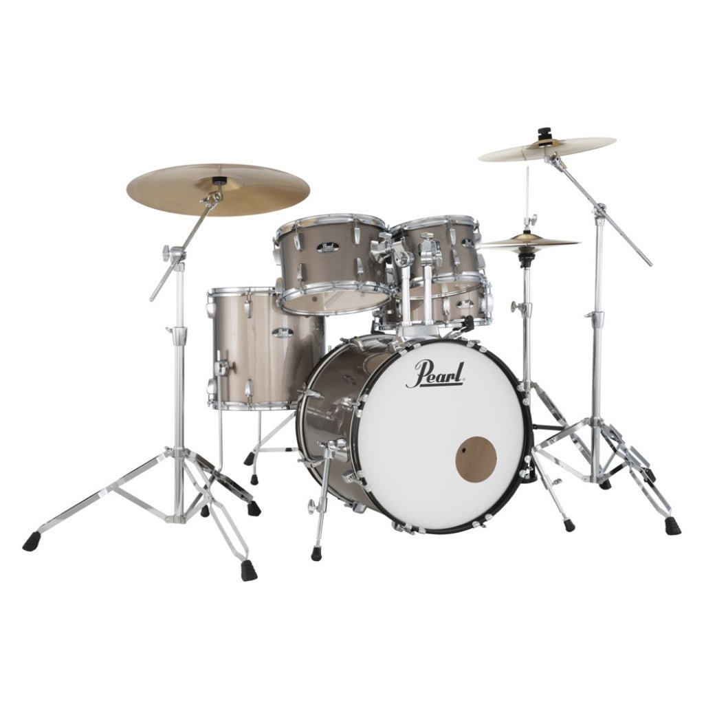 Pearl Roadshow-Plus 5pc 20" with BRD-1 Cymbals Drum Package - Bronze Metallic Acoustic Drums Sky Music