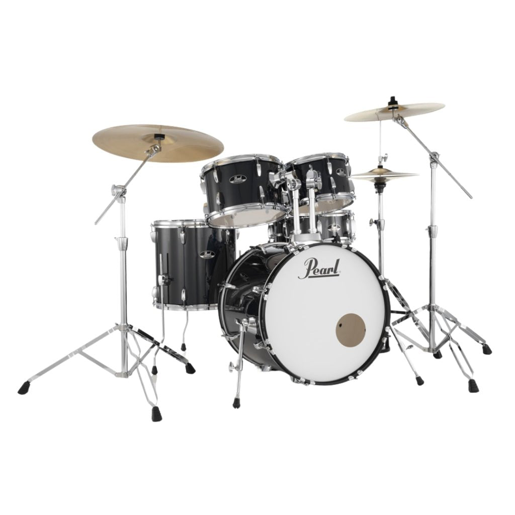 Pearl Roadshow-Plus 5pc 20" with BRD-1 Cymbals Drum Package - Jet Black Acoustic Drums Sky Music