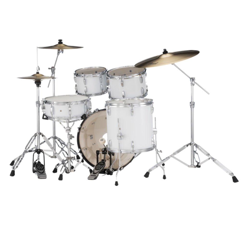 Pearl Roadshow-Plus 5pc 20" with BRD-1 Cymbals Drum Package - Pure White Acoustic Drums Sky Music