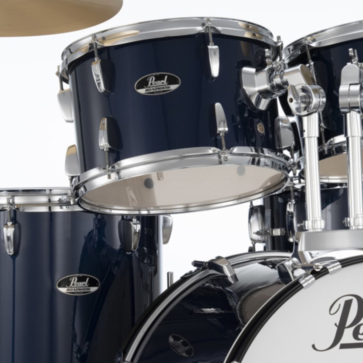 Pearl Roadshow-Plus 5pc 20" with BRD-1 Cymbals Drum Package - Royal Blue Metallic Acoustic Drums Sky Music
