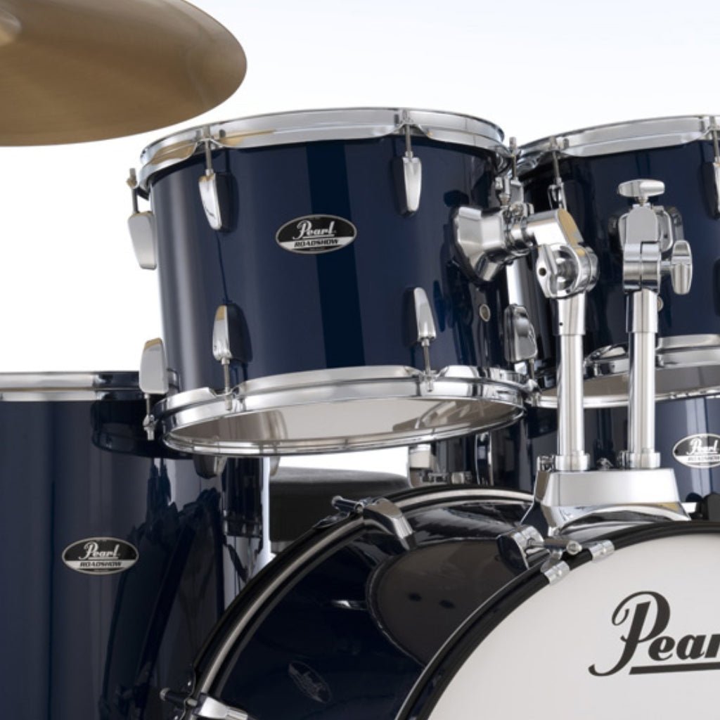 Pearl Roadshow-PLUS 5pc 22" Drum Package with Pearl Cymbals - Royal Blue Metallic Acoustic Drums Sky Music