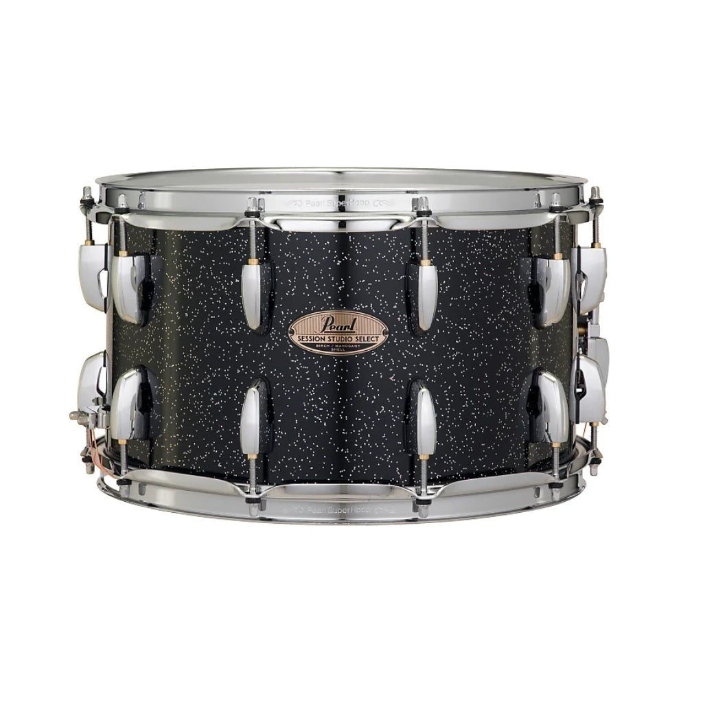 Pearl Studio Session 12X8" Add On Tom in Black Halo Glitter Acoustic Drums Sky Music