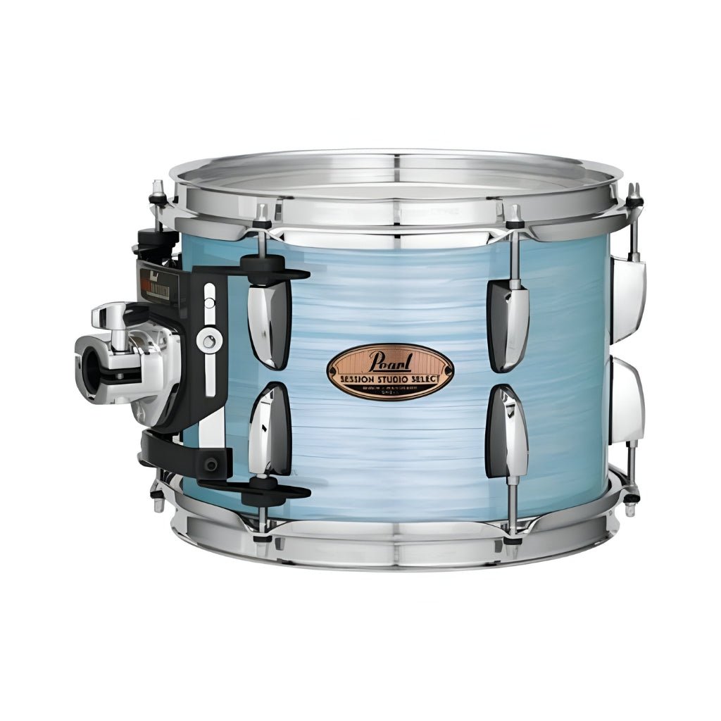 Pearl Studio Session 12X8" Add on Tom in Ice Blue Oyster Acoustic Drums Sky Music