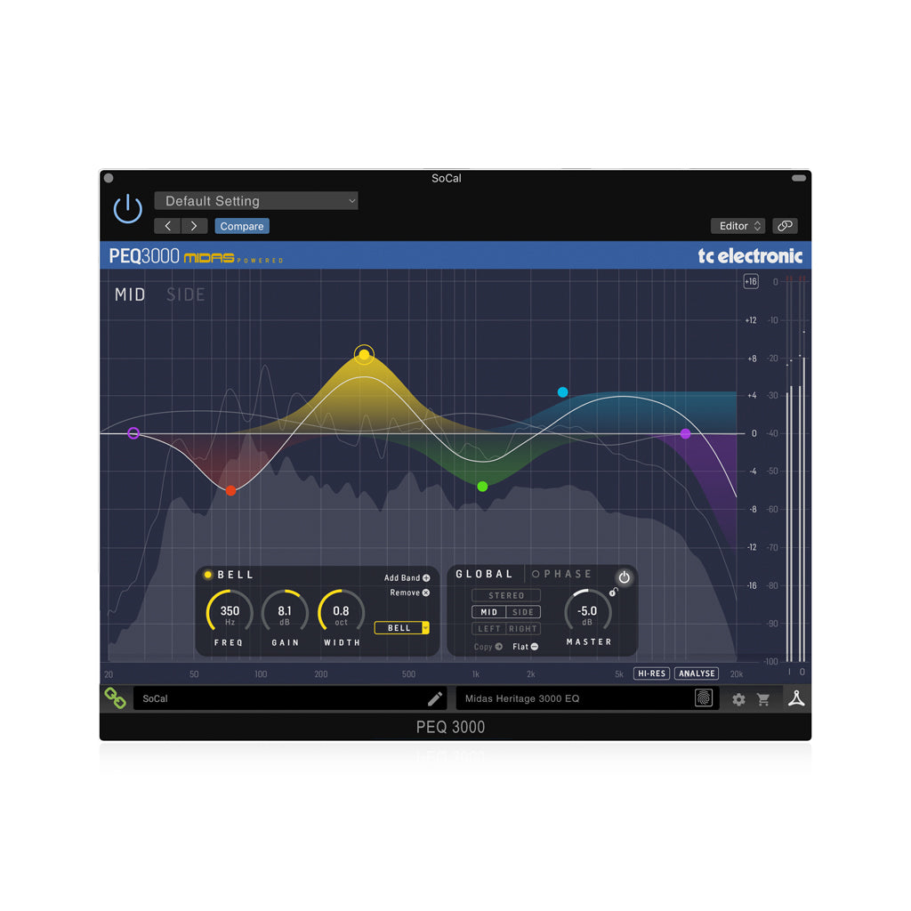 TC Electronic - Peq3000-dt - Parametric EQ Interface