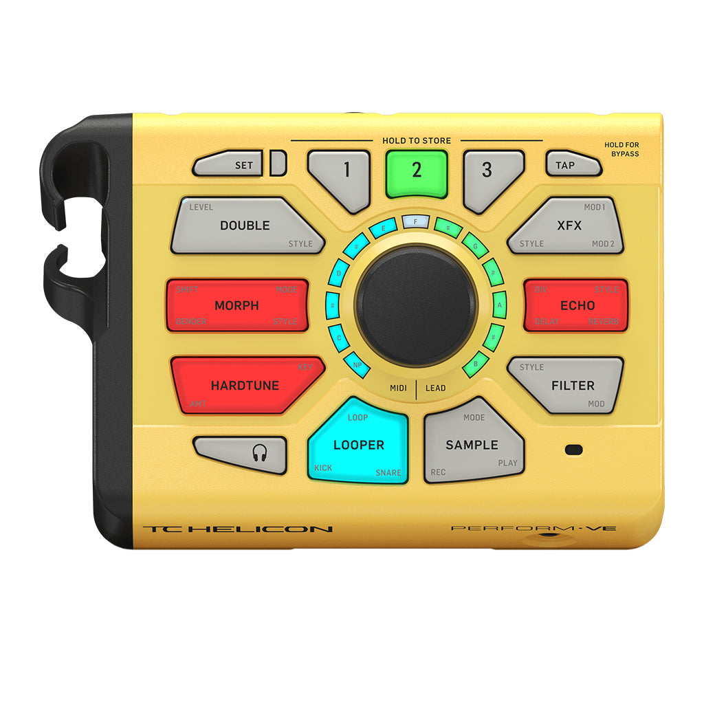 TC Helicon Perform VE Yellow Vocal Processor