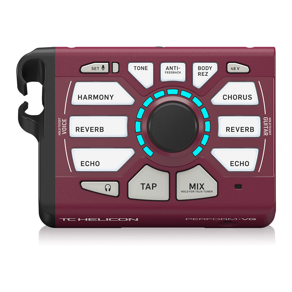 TC Helicon Perform VG Burgundy Vocal Processor
