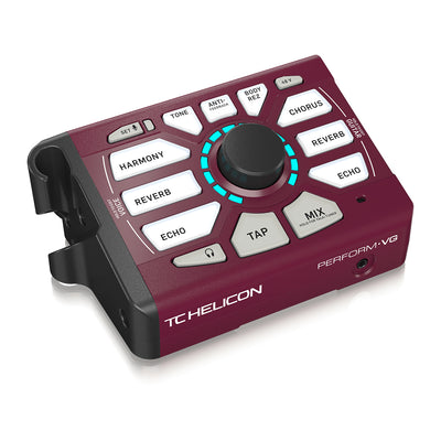 TC Helicon Perform VG Burgundy Vocal Processor