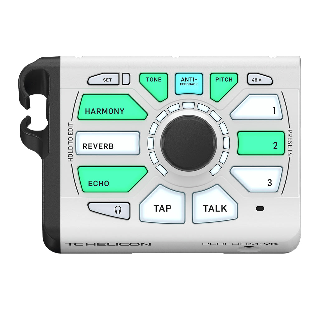 TC Helicon Perform VK White Vocal Processor