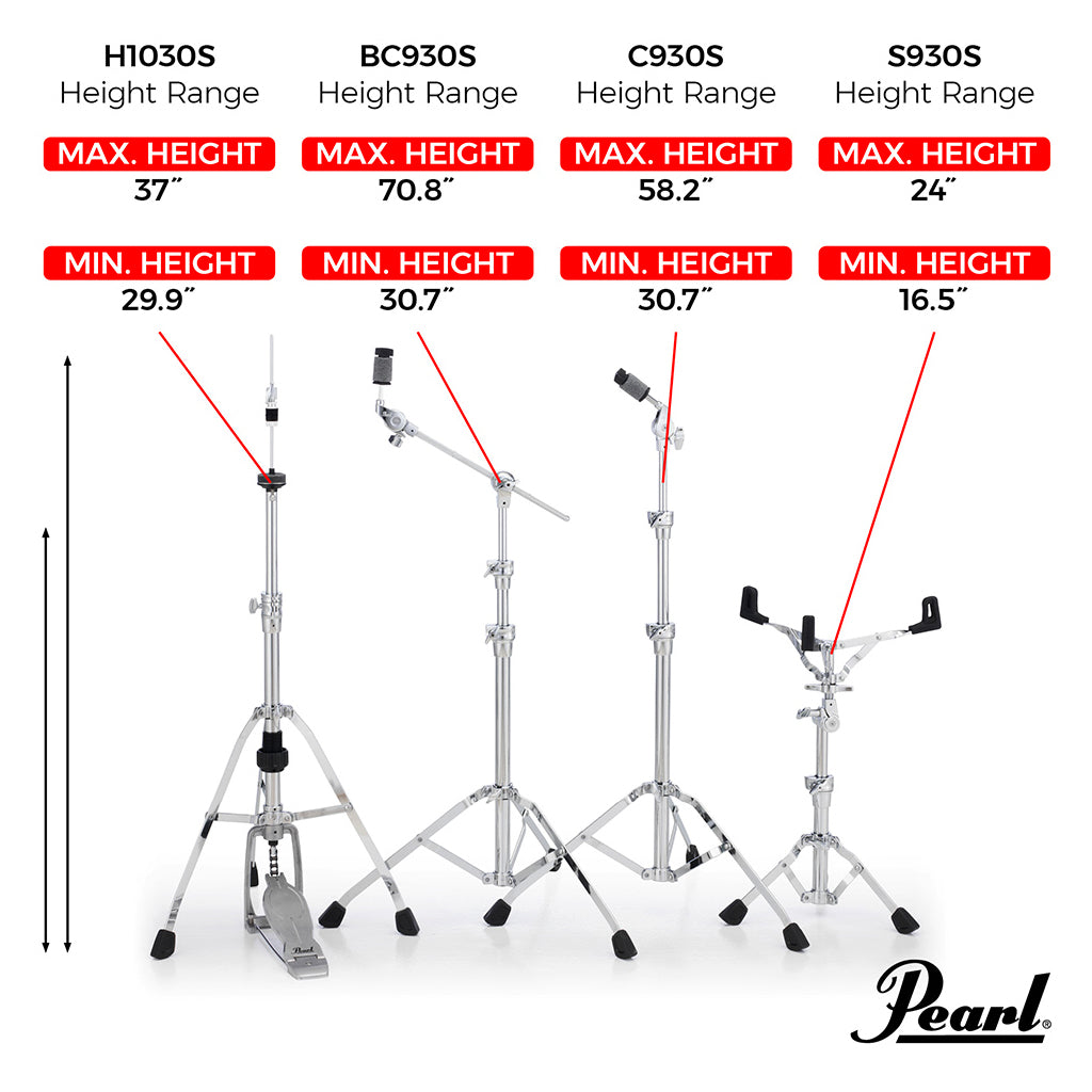 Pearl - SP-930S - Single Braced Hardware Pack