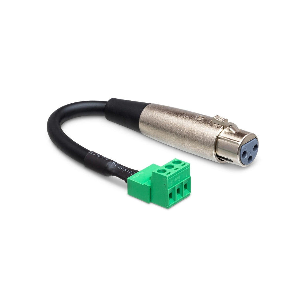 Hosa - XLR3F to PHX3M - Low Voltage Adaptor
